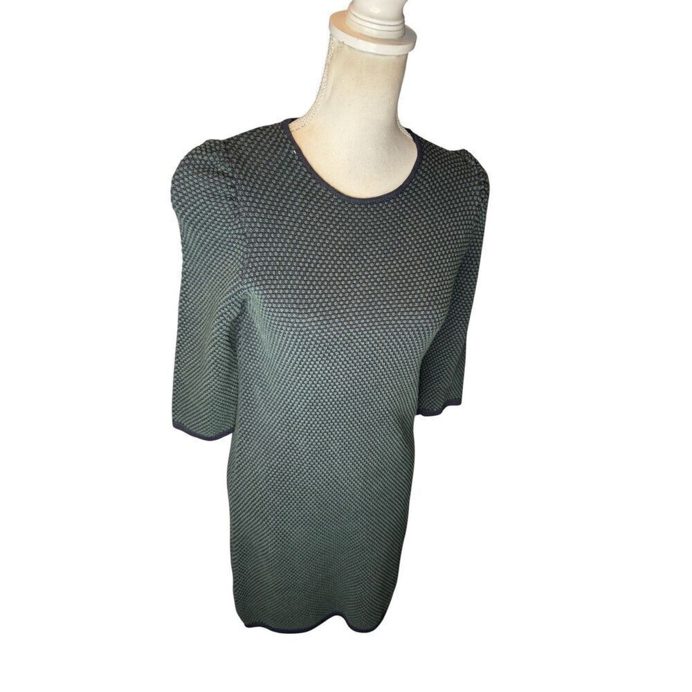 Cos knitted cotton jumper Dress Designer Teacher Warm Cozy Classic Sz A - Picture 2 of 4